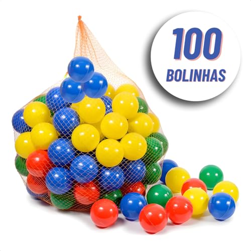 Bolinha De Plástico Piscina Coloridas Resistente Infantil 25 50 100 Unidades Não Amassa (50)