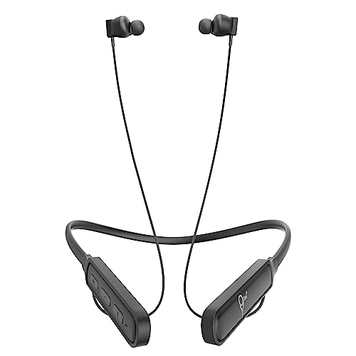 Image of YODEL G09 Bluetooth 5.0 Wireless Headphones,Magnetic Earbuds Neckband in Ear Earphones with Stereo Sound and Hands Free Mic Black