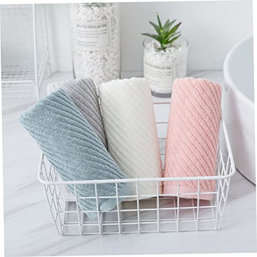 Toallas faciales de algodón suave: pack de 4 toallas de hogar para la cara 7