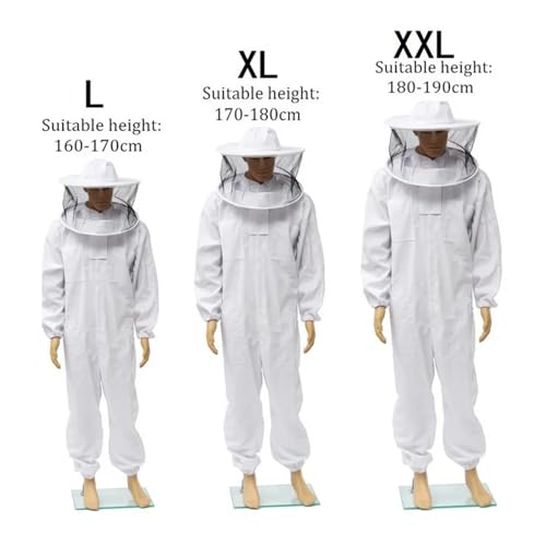 Traje de abeja con velo integrado para una protección completa XL 2