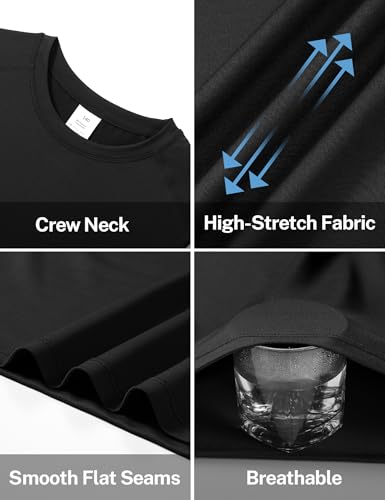 Image of Somaibo Boys Sleeveless Compression Shirt Youth Athletic Tank Tops Kids Quick Dry Basketball Football Undershirt