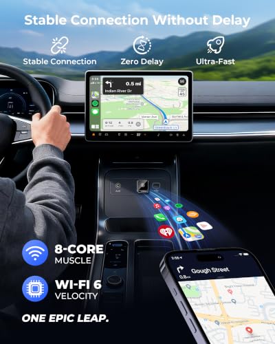 Beamlit 2-in-1 Wireless CarPlay Adapter