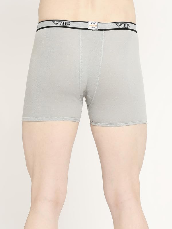 Image of VIP Advanta 100% Ribbed Cotton Fabric Trunk Combo Set for Mens with Covered Elastic Waistband