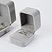 Jewelry Box, Faux Velvet Presentation Gift Jewellery Ring Necklace Bracelet Display Box Case A Attractive and Fashion