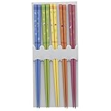 イシダ 日本製 箸 客用 5膳セット 乾漆ファーブル 木製 (天然木) 23cm