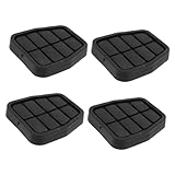 Garneck 4 piezas Fundas para de Coche Cubiertas Antideslizantes para Pedal de Freno y Embrague Material Flexible para Conducción Cómoda Instalación Fácil y Compatible con Nissan y