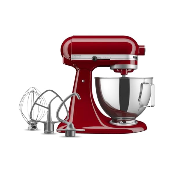 Kitchen Aid Tilt-Head Stand Mixer 4.5 Quart KSM85PBER, Empire Red