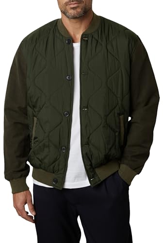 Velvet by Graham & Spencer Men's Maison Quilted Puffer Button Down Jacket