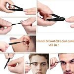 Manicure set Men Personal Care Tools Accessories Finger and Toe Nail Clippers Set Professional Manicure Pedicure Kit With Travel Case Nail Grooming Kit Gifts for Men Women Father Mother - Image 3