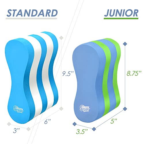 image for Sunlite Sports EVA 5-Layer Pull Buoy Leg Float - Pool Training Aid, Le