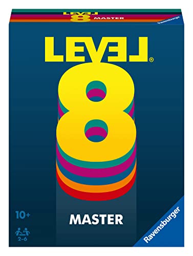 Ravensburger - Level 8 Master - Jeu De Cartes - Jeu De Société Famille - Combinaisons - 2 à 6 Joueurs dès 10 Ans - Mixte - 20865 (Multilingue - Français Inclus)