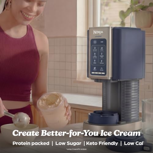 Image of Ninja Creami 7-in-1 Ice Cream Maker, Navy, NC351