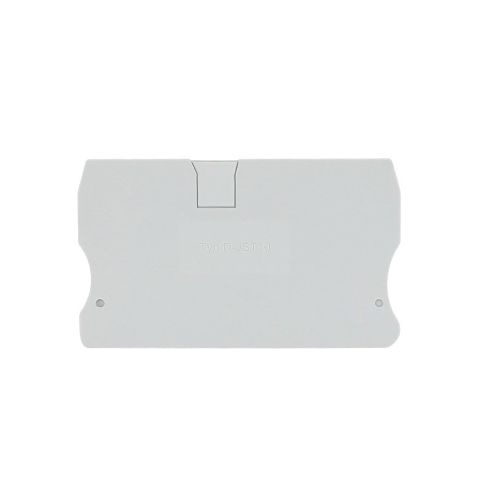 Tapa final D-ST10 para bloque de terminales de carril DIN de 10mm² 6