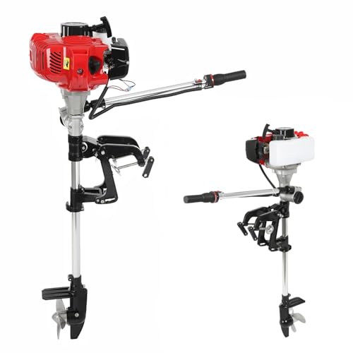 Moteur hors-bord 63 cc avec refroidissement à air et dispositif de sécurité