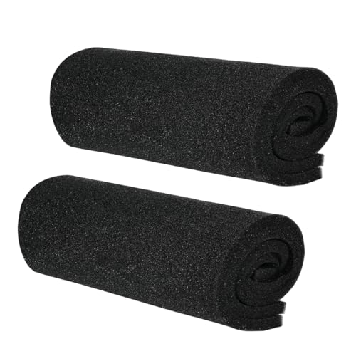 Image of AQUANEAT 2 Pack Aquarium Bio Sponge Filter Media Pad Cut-to-Size Open Cell Foam Sheet for Fish Tank Sump (20 inch x 20 inch x 0.5 inchH)
