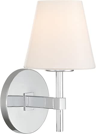 Crystorama Colton 6'' Polished Chrome Sconce