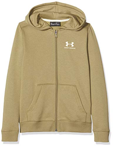 Sweat à capuche UA Rival Fleece vert Under Armour idéal pour l'école