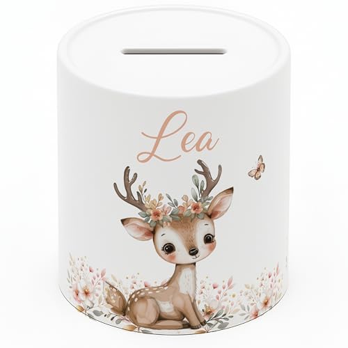 KIDSMOOD – personalisierte Spardose mit Namen – Keramik Sparschwein zum...