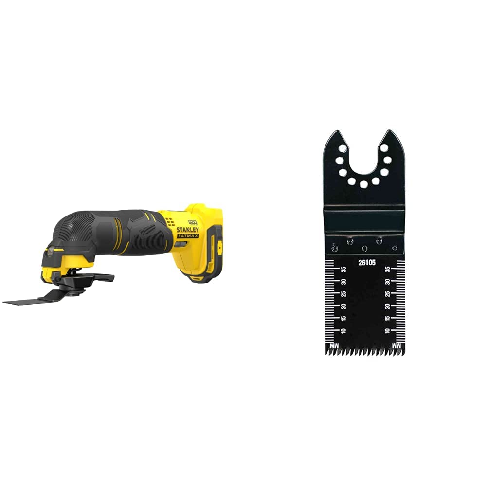 Outil multifonction rotatif Stanley FATMAX pour rénover une maison et couper le bois
