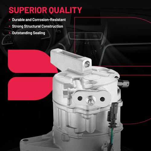 BDFHYK Air Conditioning A/C Compressor 68322 compatible with Buick Enclave 2013-2020, compatible with Chevry Traverse 2013-2020, GMC Acadia 2013-2017, Acadia Limited 2017 V6 3.6L