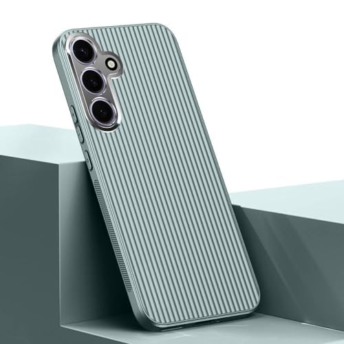Coque Samsung S24 Plus vert mat idéale pour vos déplacements et photos en extérieur