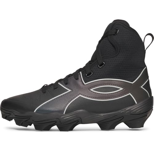 Under Armour Men's Highlight RM Football Cleats, (001) Black/Black/Black, 13,