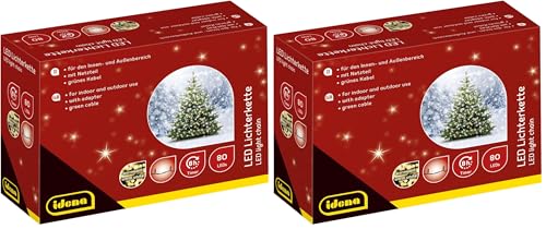 Guirlande lumineuse extérieure étanche à minuterie 8h pour Noël