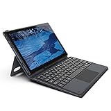 Android Tablet, 10 Zoll Tablet, Tablet mit Tastatur, Android 11, 1920x1200 FHD IPS, WiFi, 13MP+5MP Kamera, 5000 mAh, 10,1 Zoll Display, Zwei Lautsprecher, 128 GB/4 GB RAM, Tablet in Grau