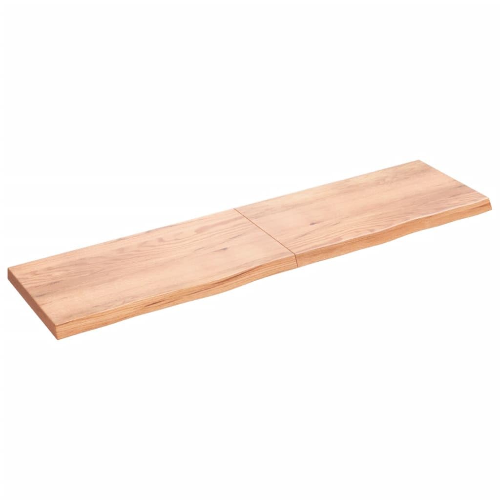 Estantería de roble de gran profundidad TALCUS balda de pared de 50cm de ancho para libros