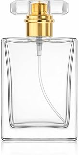 Hunky Dory 50ml Empty Clear Glass Delicated Perfume Decant Spray Bottles with Metally Pump and Unique Cap For DIY Perfume,... Price In India