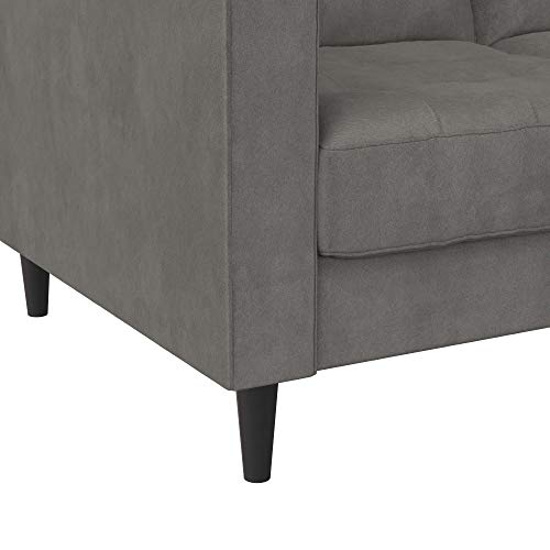 Cosmoliving By Cosmopolitan Cosmoliving Strummer Reversible Sectional Couch Sofa, Light Gray #TOP4