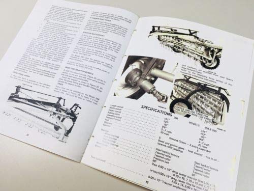 New Holland 256, 258, 259, 260 Rolabar Hay Rake Operator's Manual - Brand New Book