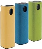 Electronic Touch Screen Cleaner Spray and Wiper, Car Laptop Phone Computer TV Screen Cleaning Accessories for MacBook Display iPad iPhone, Fingerprint Eraser for Screens of Mac - Yellow Green Blue