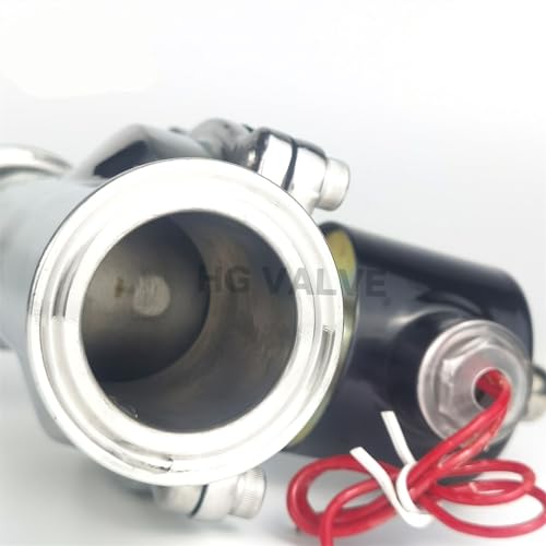 Électrovanne 220V DN25 en acier inoxydable 304 à collier - 3