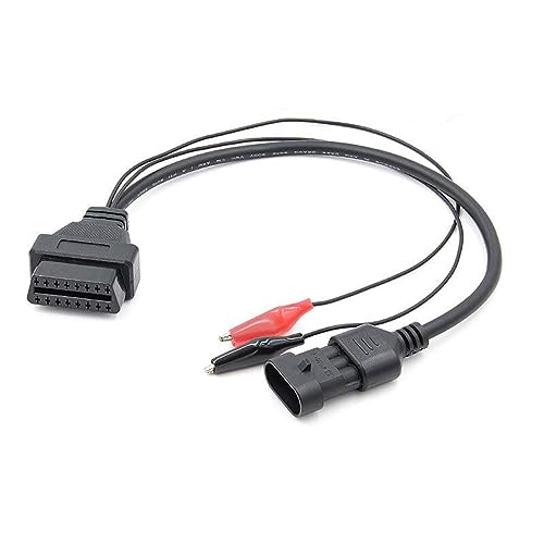 E-Car Connection OBD OBD2 3 pin to 16 Pin Car Repair Equipments Connector Diagnostic Tool Car Extension Cable Adaptor Detection for Fiat Alfa Romeo Lancia