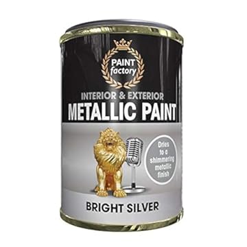 Paint Factory Metallic Paint Bright Silver 300ml