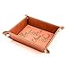 KATE POSH - Loved You Yesterday, Love You Still, Always Have, Always Will Engraved Leather Catchall Valet Tray, Our 3rd Wedding Anniversary, 3 Years as Husband & Wife, Gifts for her, him (Rawhide)