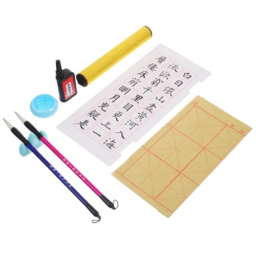 Kit de calligraphie débutant avec stylo à absorption d'eau en plastique pour aquarelle maison
