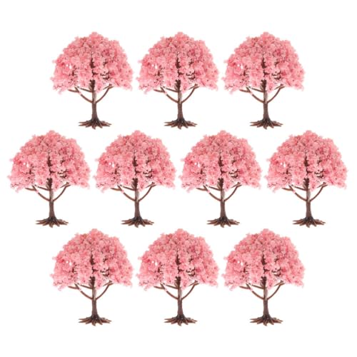 Baluue 10Pcs Miniature Flower Trees