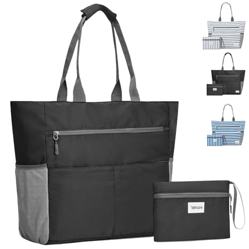 LUKIUP 2-Teiliges Set Strandtasche XXL...