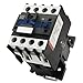 CJX2-2510 AC Contactor, 25A Current Rating, 220-230V 50/60Hz Coil, Din Rail Mount, 1NO Contact Configuration, Black (AC 36V)