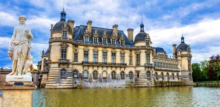 Palais de Chantilly poster d'art 80 x 40 cm pour vibrer au rythme de l'histoire