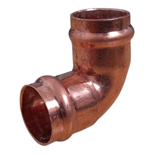 15mm Solder Ring Elbow – Bag of 10 | Copper Plumbing Fittings for Pipework