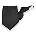 Men's - Black - Zipper Tie