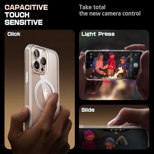 Image of SUPCASE PC For iPhone 16 Pro Slim Case With Camera Control Capture Button(Unicorn Beetle Mag),[Compatible With Magsafe] Slim Protective Magnetic Phone Case For iPhone 16 Pro 6.3'' 2024 Clear