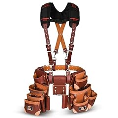 Maroon Tool Belt With Suspender