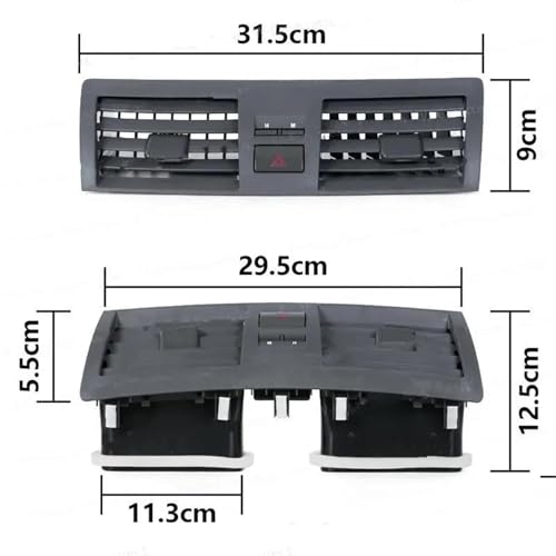 Grille de ventilation Toyota Camry 2007-2012 | Grille aération et panneau climatisation centrale - 3