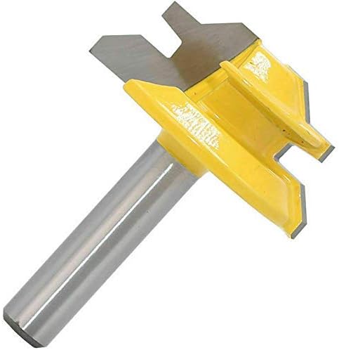 Broca de enrutador de bloqueo de 45 grados, herramienta de fresado de espiga para carpintería de 12"(12 1-38)