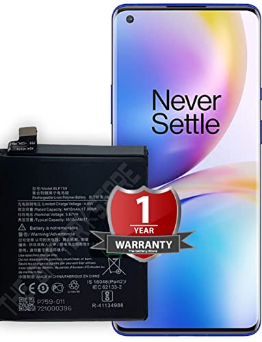 Image of THE BATTERY STORE Original BLP759 Battery for OnePlus 8 Pro - 4510mAh Battery with 1 Year warrenty and high capcity Battery Backup Carefully Check Your Phone Model and Purchase (for 1+8 PRO)