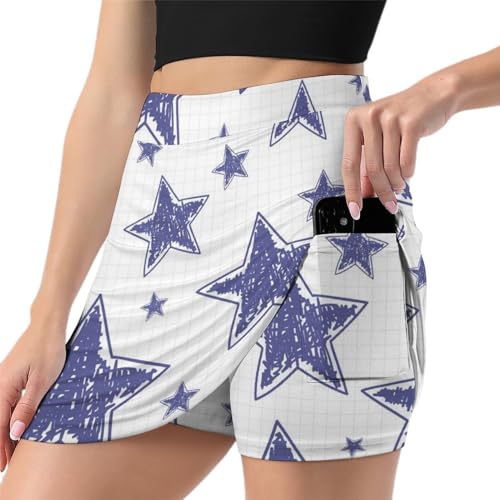 Jupe short de golf pourpre idéale pour vos parcours et runs matinaux
